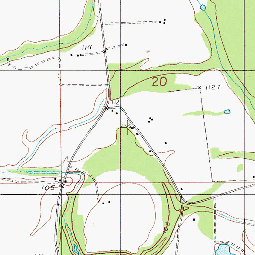 Topographic Map of New Hope Church, AL