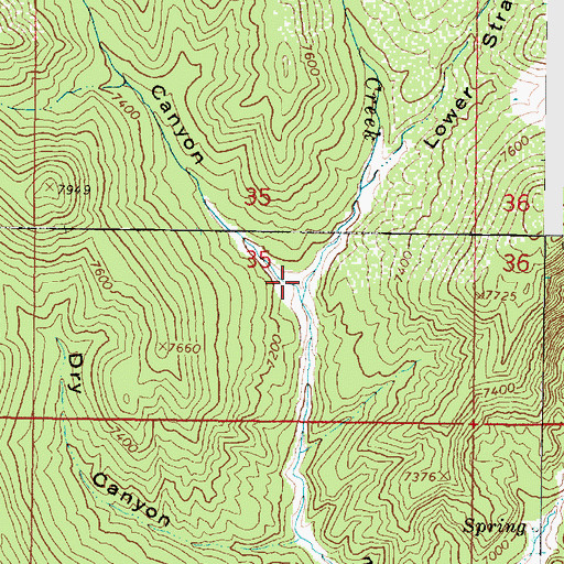 Topographic Map of Tater Canyon, UT