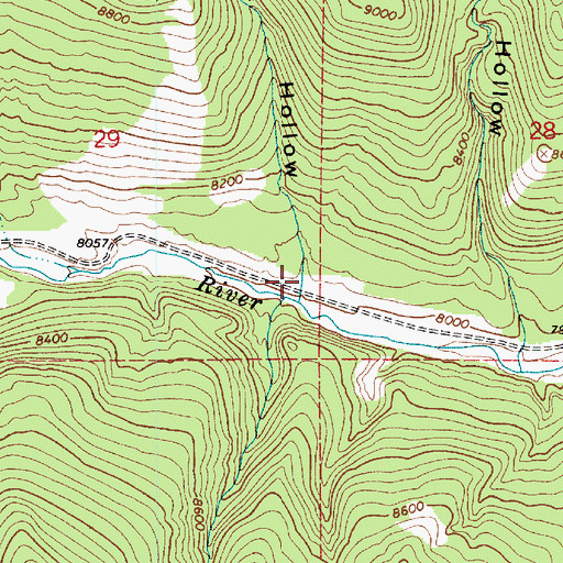 Topographic Map of Telephone Hollow, UT
