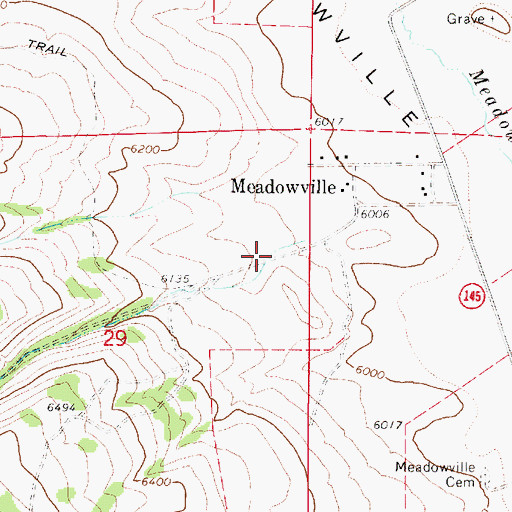 Topographic Map of Temple Canyon, UT