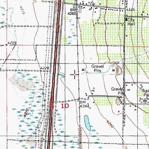 Topographic Map of Threemile Creek, UT