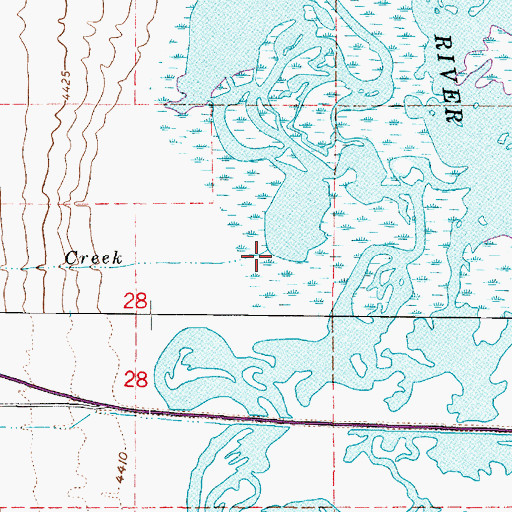 Topographic Map of Threemile Creek, UT