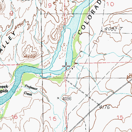 Topographic Map of Titus Ranch, UT
