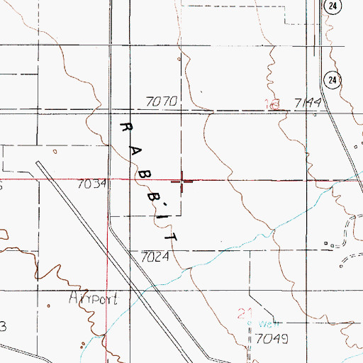 Topographic Map of Trail Creek, UT