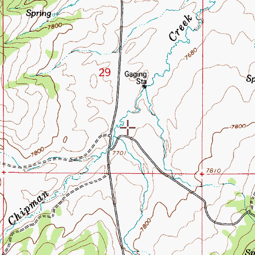 Topographic Map of Trail Hollow, UT
