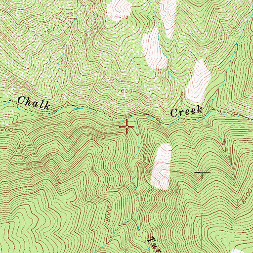 Topographic Map of Turner Wash, UT