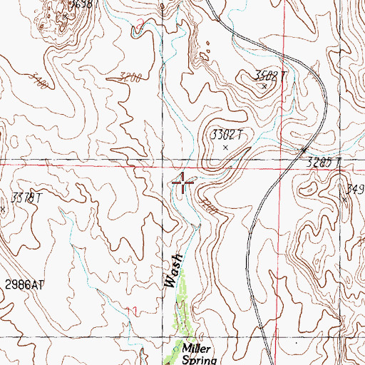 Topographic Map of Twist Hollow, UT