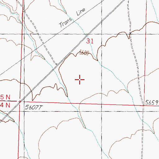 Topographic Map of Upper Raft River Valley, UT