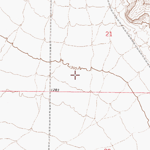Topographic Map of Flying A Ranch Airport (historical), AZ
