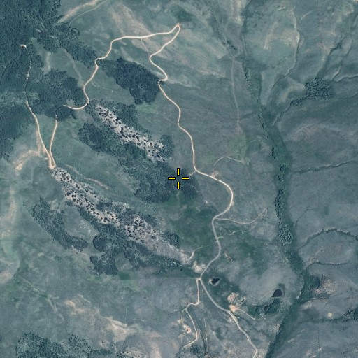 Aerial/Satellite Image of Warden Spring, UT