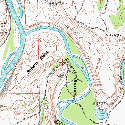 Topographic Map of Waring Canyon, UT