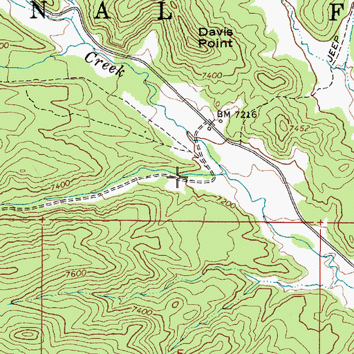 Topographic Map of Water Canyon, UT