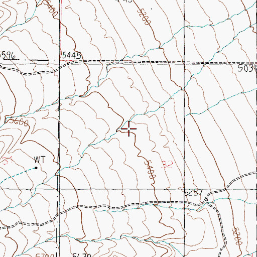 Topographic Map of West Canyon, UT