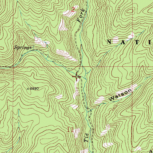 Topographic Map of West Canyon, UT