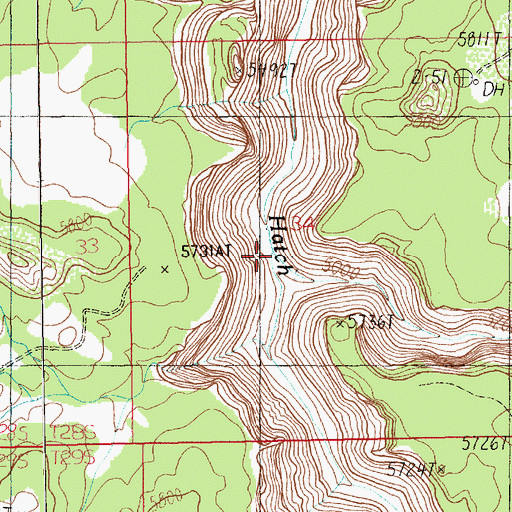 Topographic Map of West Coyote Creek, UT