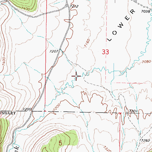 Topographic Map of West Swale, UT