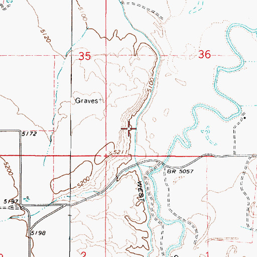 Topographic Map of West View Canal, UT