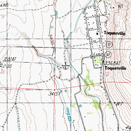 Topographic Map of Wet Sandy, UT