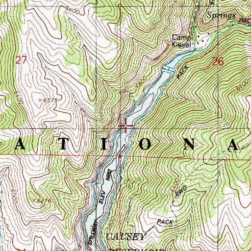 Topographic Map of Wheat Grass Canyon, UT