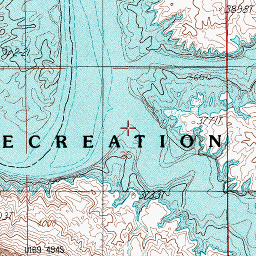 Topographic Map of White Canyon, UT