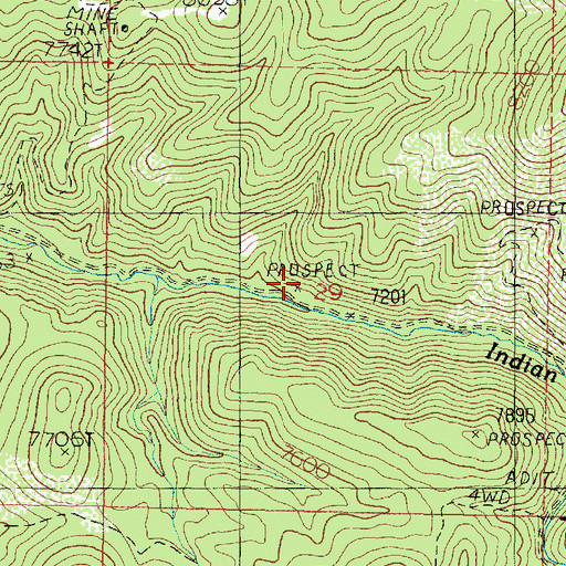 Topographic Map of White Cliff Mine, UT
