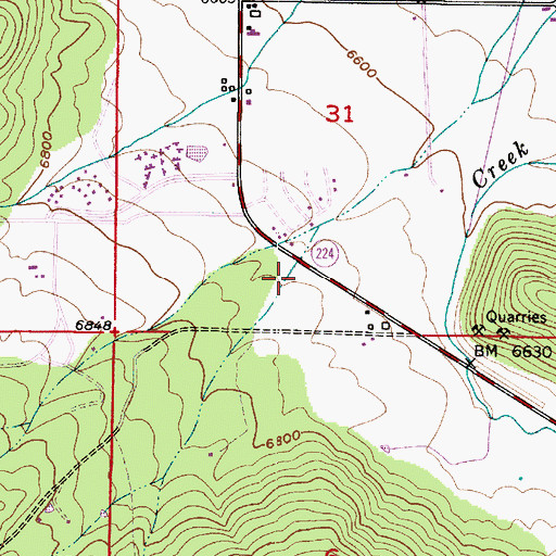 Topographic Map of White Pine Canyon, UT