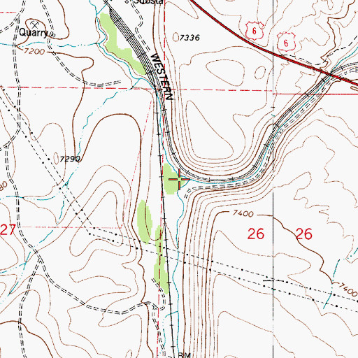 Topographic Map of White River, UT