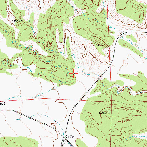 Topographic Map of Wildcat Canyon, UT