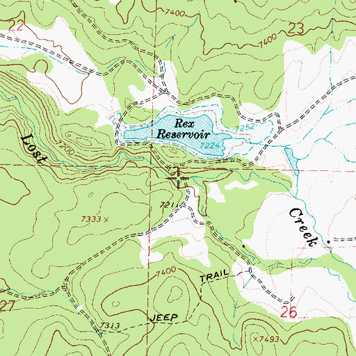 Topographic Map of Wine Creek, UT