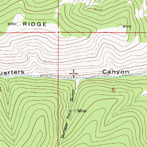 Topographic Map of Winter Quarters (historical), UT
