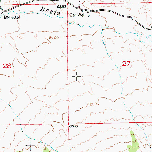 Topographic Map of Kastler Compressor Station Airport (historical), UT