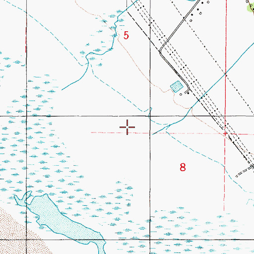 Topographic Map of Galbraith Airport (historical), UT