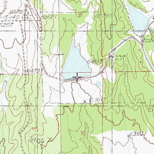 Topographic Map of Water Storage Reservoir Number-Four, UT