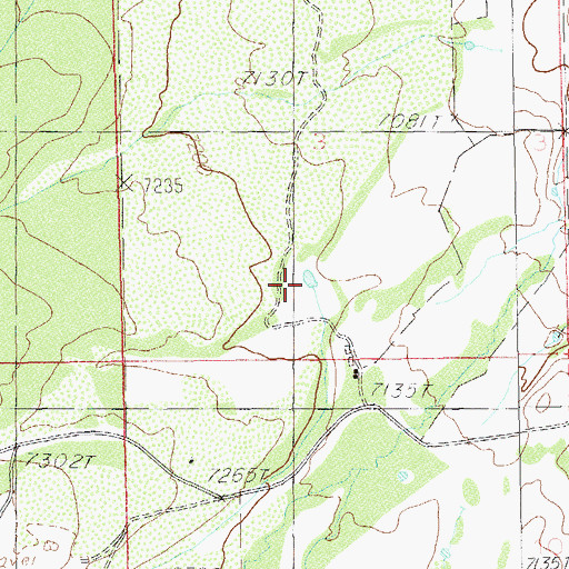 Topographic Map of Upper Bailey Reservoir, UT