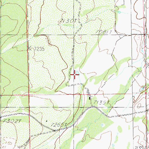 Topographic Map of Upper Bailey Dam, UT