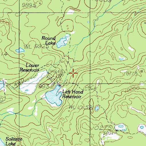 Topographic Map of Lower Donkey Dam, UT