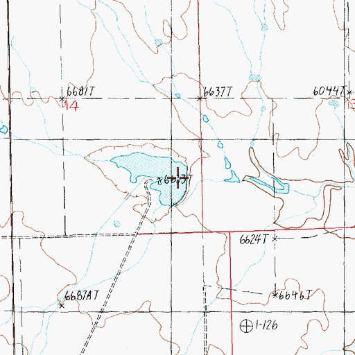 Topographic Map of Wilcox Dam, UT