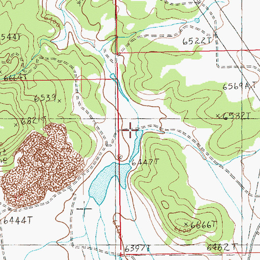 Topographic Map of Upper Bankhead Dam, UT