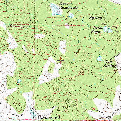 Topographic Map of Salina City Dam, UT