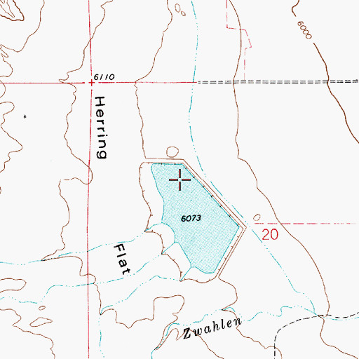 Topographic Map of Ferron Debris Basin Number Three Dam, UT