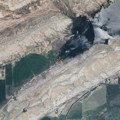 Aerial/Satellite Image of Steinaker Dam, UT