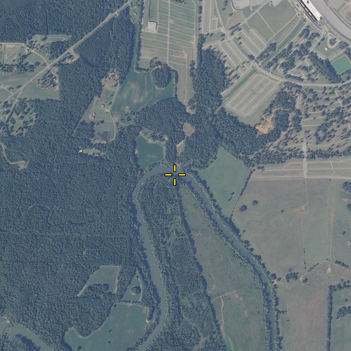 Aerial/Satellite Image of Cunninghams Ford, AL