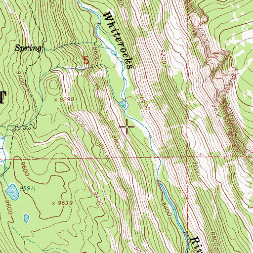 Topographic Map of Island Lake, UT