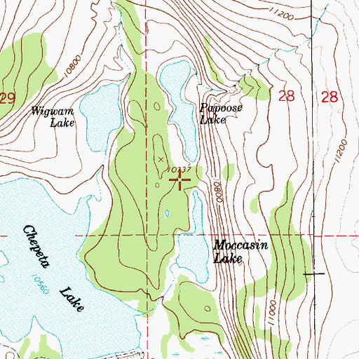 Topographic Map of Wigwam Dam, UT