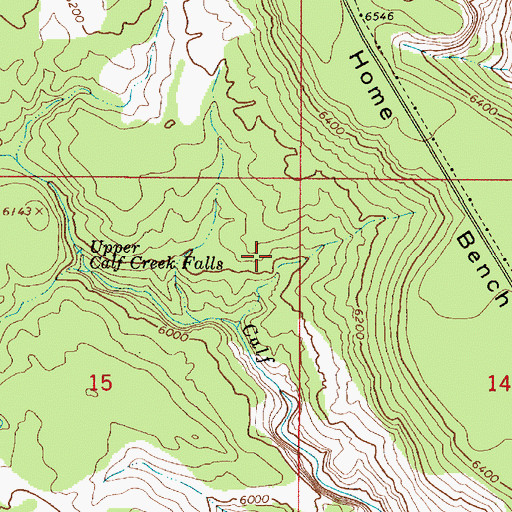 Topographic Map of Garfield County, UT