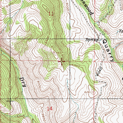 Topographic Map of Morgan County, UT