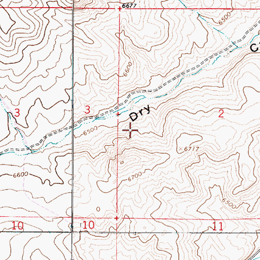 Topographic Map of Rich County, UT
