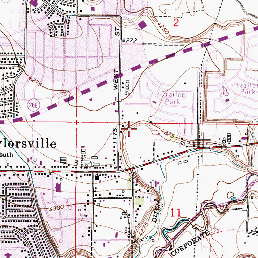 Topographic Map of Salt Lake County, UT