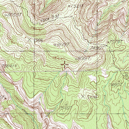 Topographic Map of San Juan County, UT