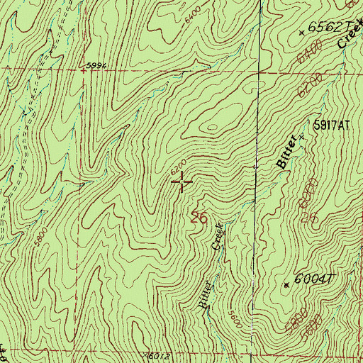 Topographic Map of Washington County, UT